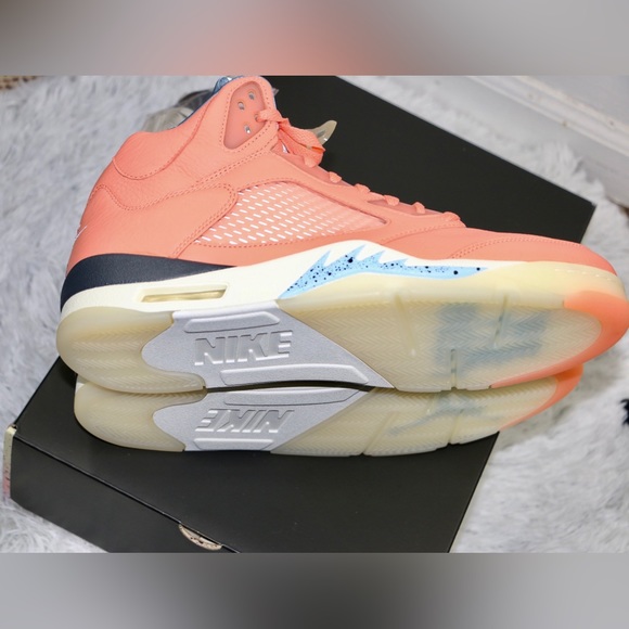 Air Jordan 5 Retro SP DV4982 641 x Dj Khaled Crimson Bliss Mens Size 12.5 New - Picture 5 of 10